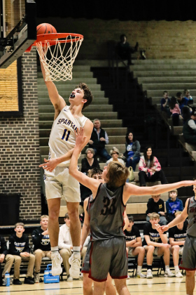 During Region 5B semifinal action vs. Corsica-Stickney Ryder Michalek had 14 points, seven rebounds and one assist. 