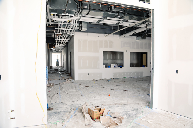 The concession stand in the new facility will be utilized to serve meals.
